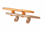 A&B Industries Polished Cast Bronze and Stainless Steel Yacht (Herreshoff) Cleat