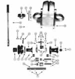 A&B Industries Bronze Windlass & Wildcat Parts Illustration