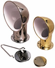 A&B Industries Stainless Steel & Titan Tuff Gold Round Cowl Vents
