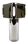 A&B Industries 3" Chrome (over Brass) Charlie Noble Stove Pipe