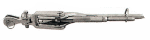A&B Industries Bronze, Chrome & Stainless Steel Forestay Release Lever - Wire Size 3/16" to 1/2"