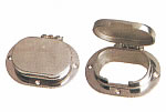 A&B Industries Stainless Steel Oval Rope/Chain Deck Pipe