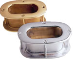 SailboatStuff Titan Tuff Gold & Stainless Steel Oval Hawse Pipe
