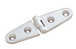 A&B Industries Polished Brass & Chrome Strap Hinge