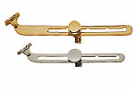 A&B Industries Polished Brass & Chrome Hatch Adjuster