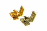 A&B Industries Polished Brass & Chrome Table Leg Fastener