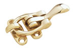 A&B Industries Polished Brass & Chrome Draw-Clamp Latch