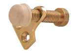 A&B Industries Polished Brass & Chrome Anti-Rattle Sash Fastener