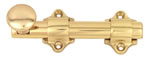 A&B Industries Polished Brass Slide Bolt
