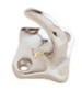A&B Industries Polished Brass & Chrome Razor Strop Hook