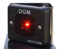 Orca Green Marine Red Port Running Light with Mounting Bracket