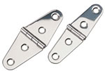 Sea-Dog Polished Stamped 304 Stainless Steel 4-Inch Strap Hinges