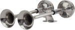 Sea-Dog Stamped 304 Stainless Steel Compact Dual Trumpet Horn