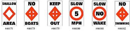 Taylor Made Products Sur-Mark Buoy Labels #46171 through #46175
