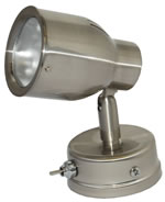 Taylorbrite LED Brushed Nickel Euro Reading Light