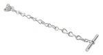 A&B Industries Brass & Chrome T-Bar Porthole Chain