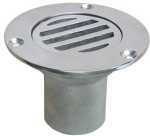 SailboatStuff Stainless Steel Cockpit Scupper - Straight Drain