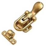 SailboatStuff Polished Brass Draw-Clamp Latch