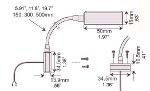 F4 TouchLED Task Bulkhead Base Light Diagram by Imtra Marine Lighting