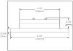 Tacoma 155 PowerLED Down Light Diagram by Imtra Marine Lighting