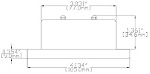 Tacoma 105 PowerLED Down Light Diagram by Imtra Marine Lighting