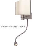 Imtra Prebit Rostock-FLEX LED Wall/Reading Light in Matt Chrome Finish