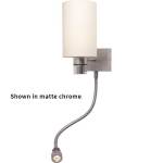 Imtra Prebit Nova-FLEX LED Wall/Reading Light in Matt Chrome Finish