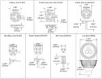 X-Beam G4 Side Bi-Pin LED Replacement Bulb Diagram by Imtra Marine Lighting