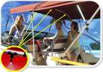 Marine Misting Kit by Mist-er-Comfort - Bimini Installation