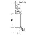 Man Ship 316 Stainless Steel  Fixed Porthole Diagram