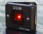 Orca Green Marine Red Port Running Light with Mounting Bracket