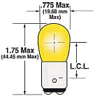 SailboatStuff B6 Double Contact Bayonet Clear Light Bulbs Illustration