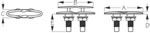 Sea-Dog Investment Cast 316 Stainless Steel Pull-Up Cleat Diagram