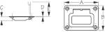 Sea-Dog Stainless Steel Spring Loaded Flush Hatch Pulls Diagram