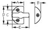 Sea-Dog Polished Brass & Chrome Door Button Diagram