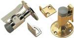 SailboatStuff Brass & Stainless Steel Door Holders with Cushion - STRAIGHT