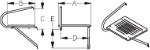 Sea-Dog Outboard Swim Platform Kit Diagram