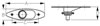 Sea-Dog Stainless Steel Flush Mount Side Light Diagram