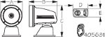 Sea-Dog Halogen Spot/Flood Light Diagram