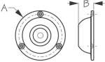 Sea-Dog LED Underwater/Overhead Light Dimensions