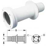 Sea-Dog Acetal (Plastic) Transom Thru-hull w/Scupper Valve