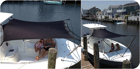 Taylor Made 12005Os T-Top Bow Shade 7'L X 102"W Sand 
