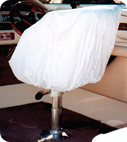 White Vinyl Boat Seats and Console Covers by Taylor Made Products