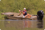 Square Bow Aluminum Bass Trailerite Hot Shot Semi-Custom Boat Covers by Taylor Made Products