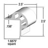 Taylor Made Products Top-Side Profile Rubber Dock Edging Diagram