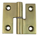 Polished Brass Cast Take-Apart Hinges